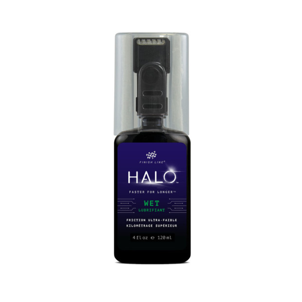 Lubrifiant Finish Line HALO Conditions Humide 120ml + applicateur Smart Luber