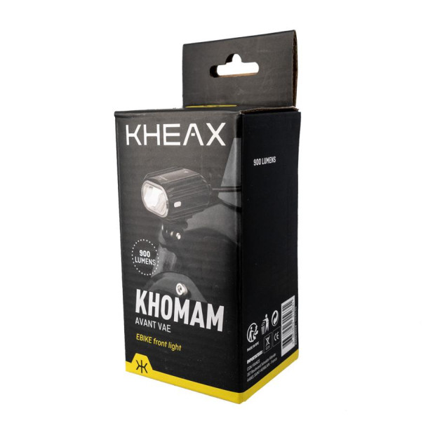 Eclairage Avant Vélo Electrique Kheax Khomam 900Lm