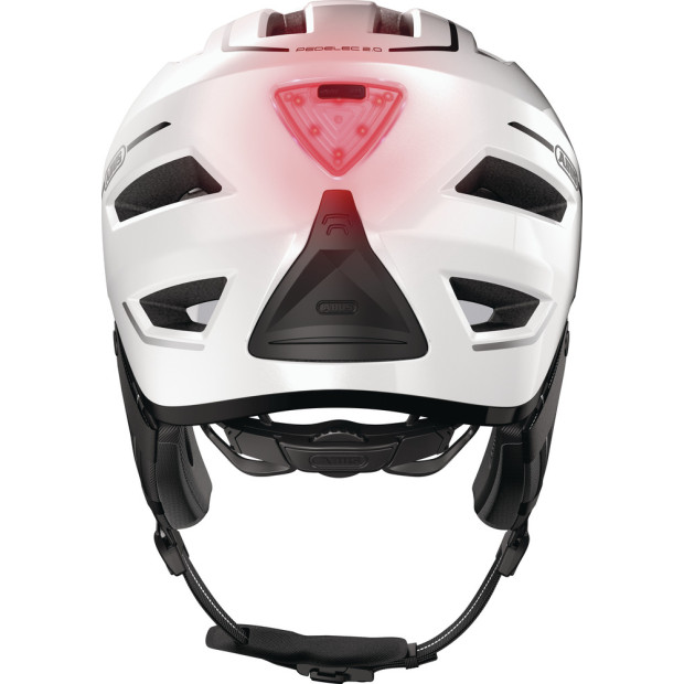 Casque Ville Abus Pedelec 2.0 ACE Blanc Perle