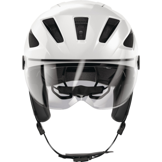 Casque Ville Abus Pedelec 2.0 ACE Blanc Perle