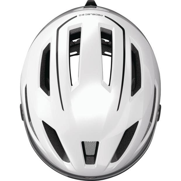 Casque Ville Abus Pedelec 2.0 ACE Blanc Perle