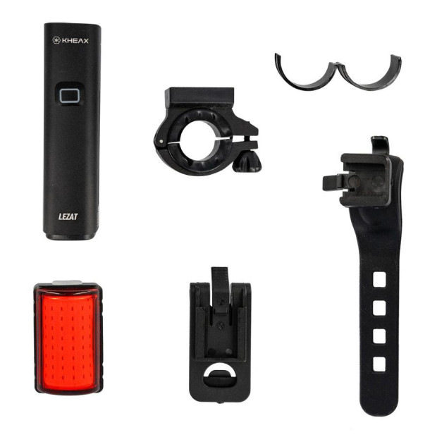Kit Eclairages Avant-Arrière Kheax Lezat-Tegmen (1000-100 Lm)