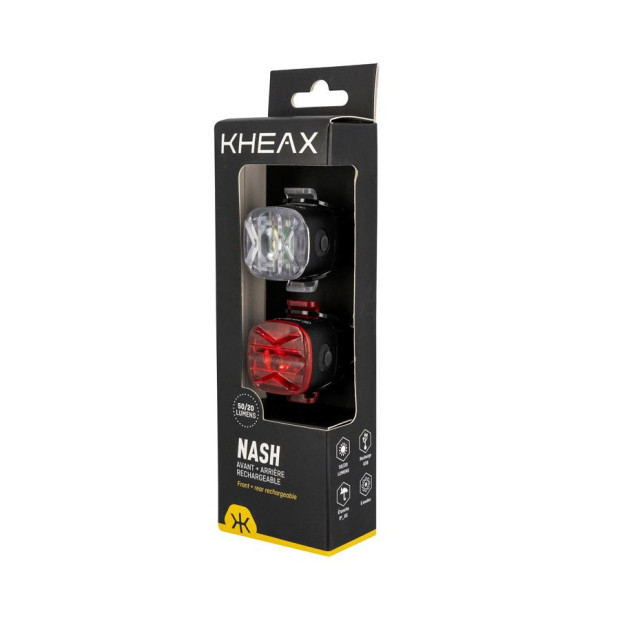 Kit Eclairages Avant-Arrière Kheax Nash (50-20 Lm)
