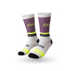 Chaussettes Vélo Fizik Team Edition - Violet / Blanc