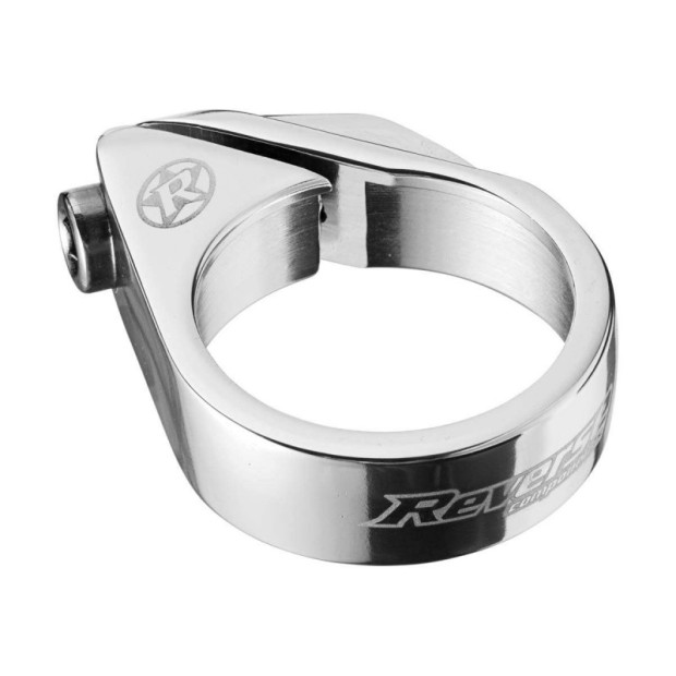 Collier de Tige de Selle Reverse Bolt 34,9mm argent