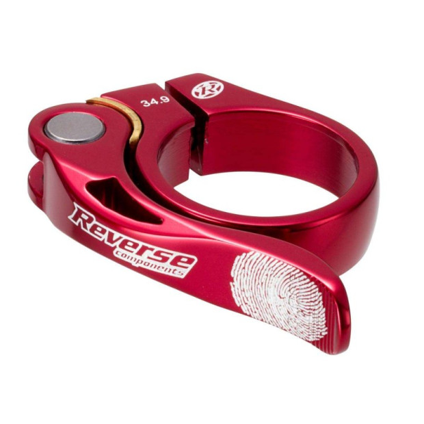 Collier de Tige de Selle Reverse Long Life 31,8mm rouge