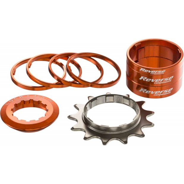 Kit Single Speed Reverse 13 Dents orange