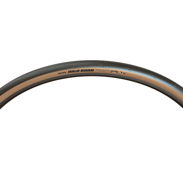 Pneu Route Maxxis High Road HYPR K2 Tubeless Ready 700x28C noir/marron