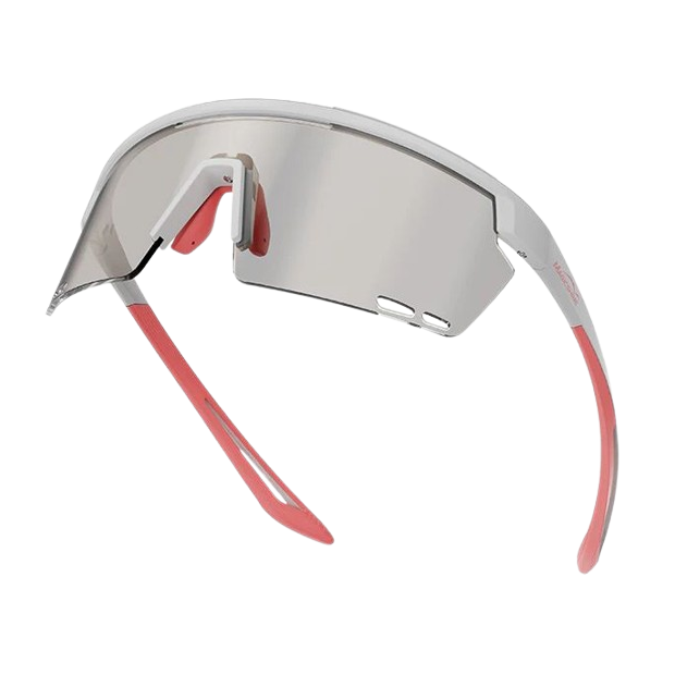 Lunettes Vélo MagicShine Rouleur Photochromiques Blanc-Rose