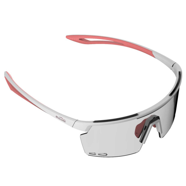 Lunettes Vélo MagicShine Rouleur Photochromiques Blanc-Rose