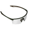 Lunettes Vélo MagicShine Rouleur Photochromiques Vert-Marron Ecran Gris