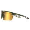 Lunettes Vélo MagicShine Rouleur Photochromiques Vert-Marron Ecran Or