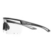 Lunettes Vélo MagicShine Rouleur Noir-Gris Ecran Transparent