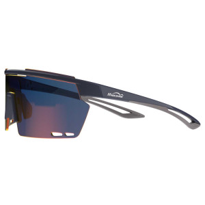 Lunettes Vélo MagicShine Rouleur Bleu-Gris Ecran Argent