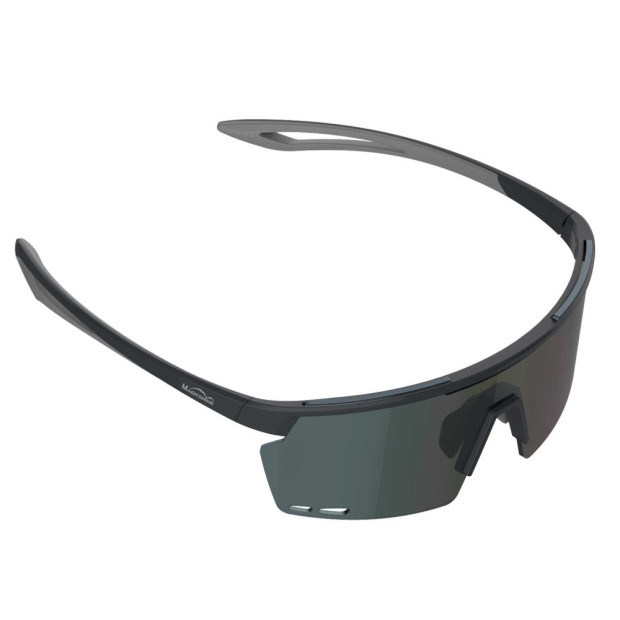 Lunettes Vélo MagicShine Rouleur Bleu-Gris Ecran Argent