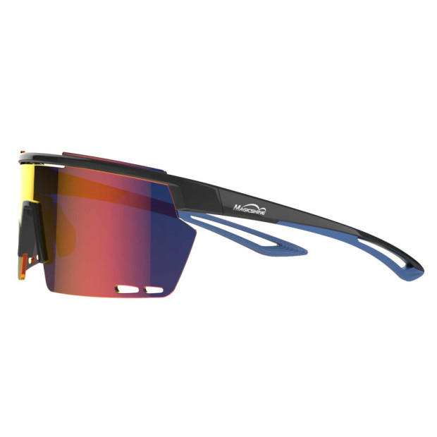 Lunettes Vélo MagicShine Rouleur Noir-Bleu Ecran Bleu