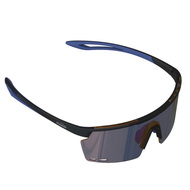 Lunettes Vélo MagicShine Rouleur Noir-Bleu Ecran Bleu