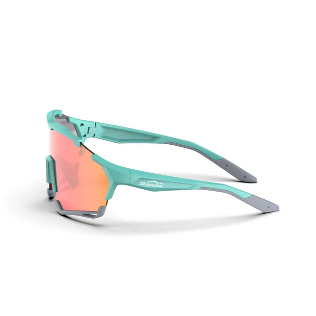 Lunettes MagicShine Versatiler Vert - Verres Rose Miroir