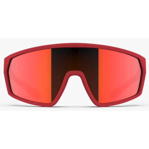 Lunettes de Soleil Enfant Loubsol Revolt S Rouge Styx - Verres Gris-Rouge
