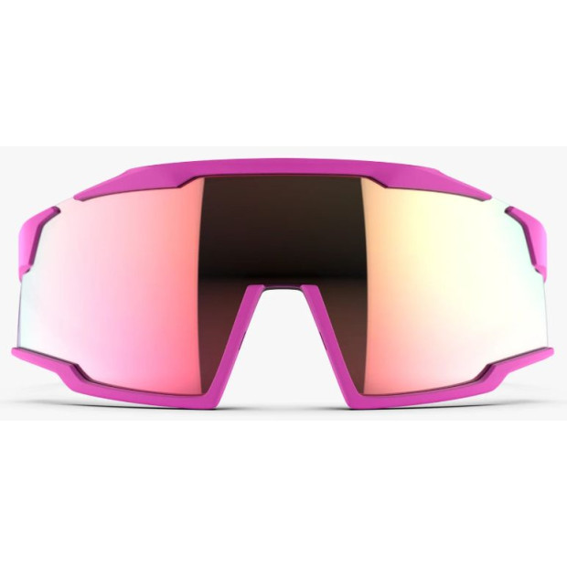 Lunettes Cyclisme Loubsol Katana Hot Pink - Verres Miroir Rose