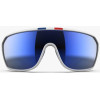 Lunettes Cyclisme Loubsol OCP 2.0 Tricolore - Verres Miroir Bleu