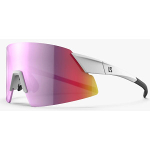 Lunettes Cyclisme Loubsol Scalpel Air Blanches - Verres Gris-Rose