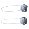 Boucle Sidi Tecno 3 Push System Court - Blanc/Blanc