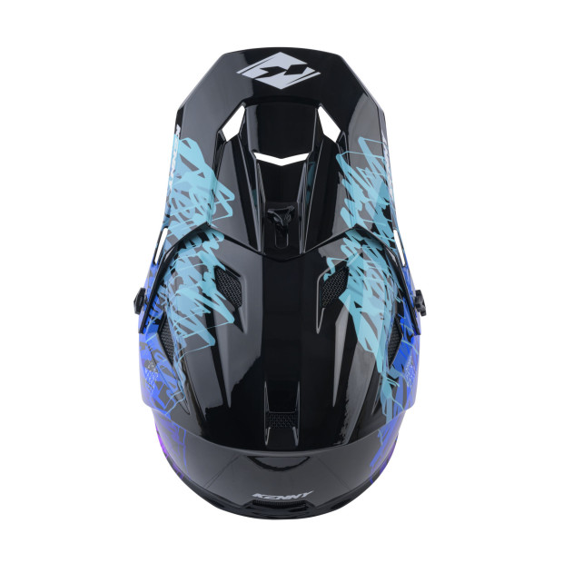 Casque Intégral Kenny Decade Graphic - Lunis Noir