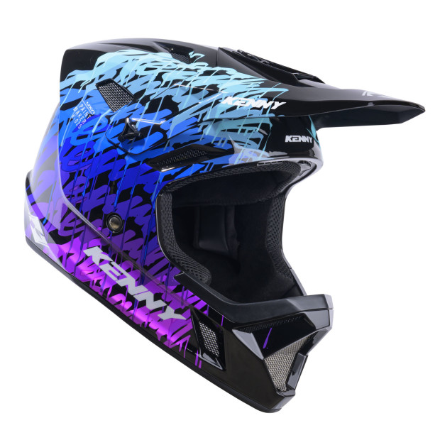 Casque Intégral Kenny Decade Graphic - Lunis Noir