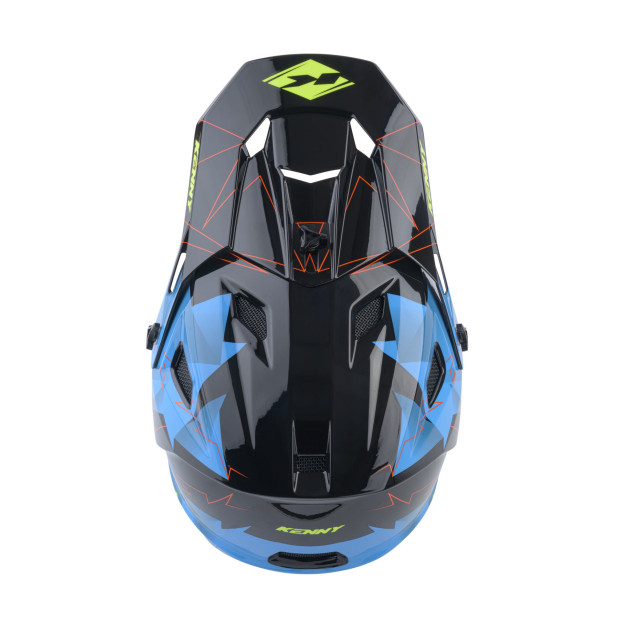 Casque Intégral Kenny Decade Graphic - Smash Bleu
