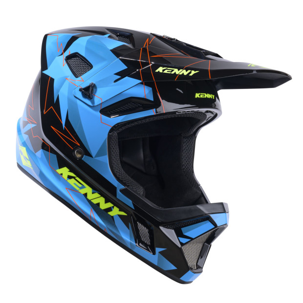 Casque Intégral Kenny Decade Graphic - Smash Bleu