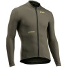 Maillot Route Manches Longues Northwave Extreme Thermal Jersey - Vert forêt
