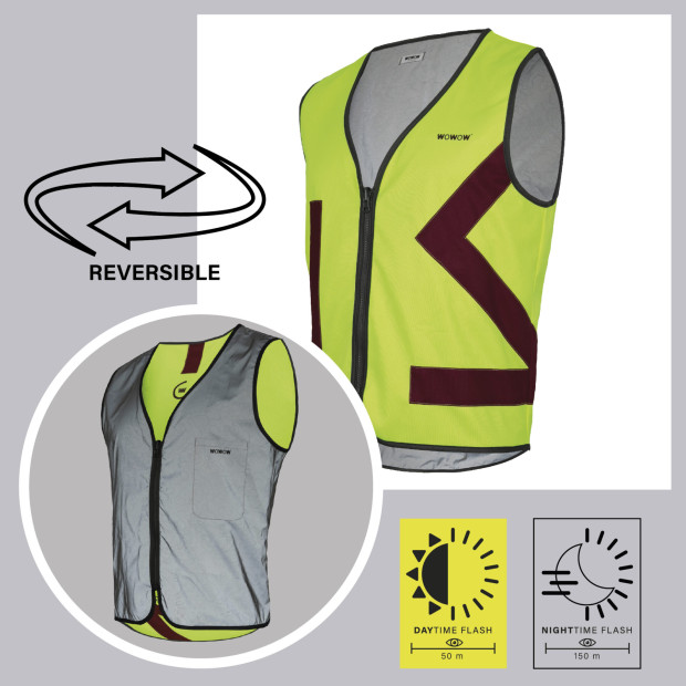 Gilet Réfléchissant Réversible Wowow Urban Citizen