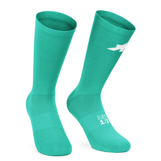 Chaussettes Basses Assos Racing S11 - Vert Halo