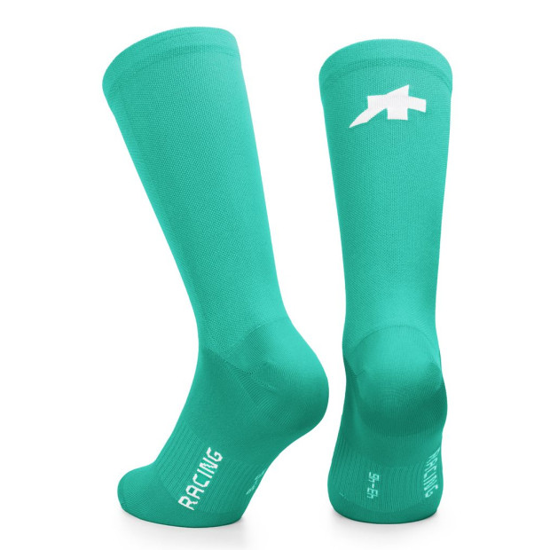 Chaussettes Basses Assos Racing S11 - Vert Halo