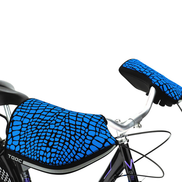 Manchons de Guidon Tucano Urbano City Noir / Bleu Marine