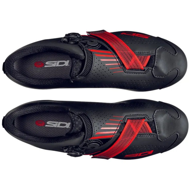 Chaussures Route Sidi Prima - Noir-Rouge