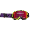 Masque VTT Fox Main Emotion - Rouge Fluorescent Verres Miroir