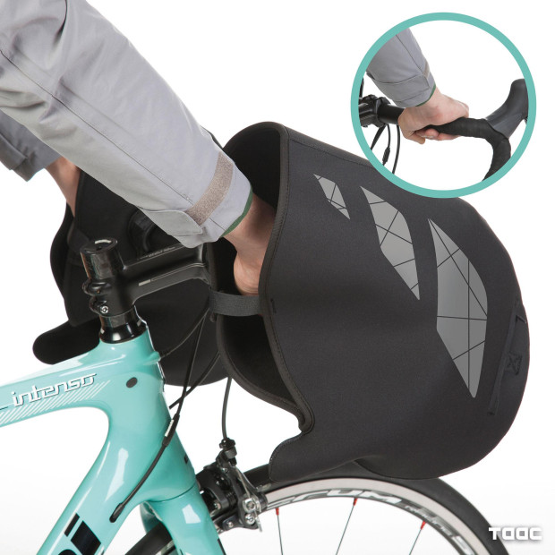 Manchons de Guidon Tucano Urbano Nautilus pour Vélo de Route Noir