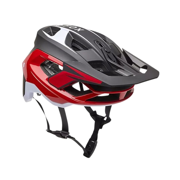 Casque VTT Fox SpeedFrame Pro Defy - Rouge Fluorescent