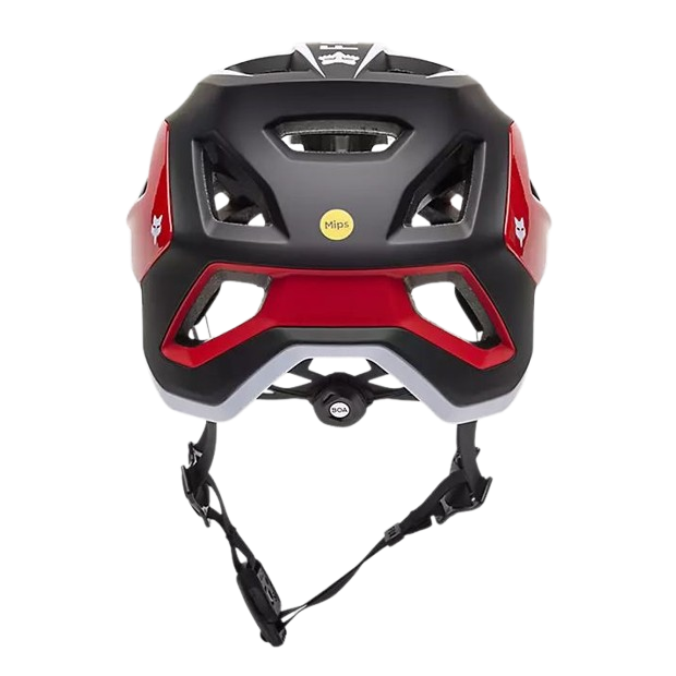 Casque VTT Fox SpeedFrame Pro Defy - Rouge Fluorescent