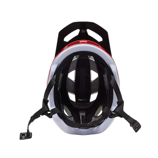 Casque VTT Fox SpeedFrame Pro Defy - Rouge Fluorescent
