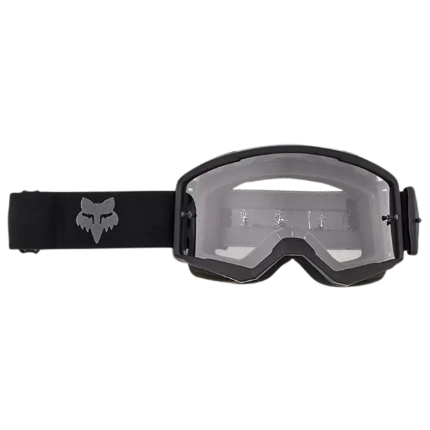 Masque VTT Fox Main - Noir Verres Miroir