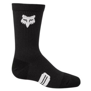 Chaussettes VTT Enfant Fox Ranger Crew 15 cm - Noir