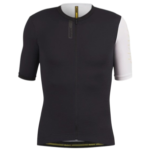 Maillot Route Manches Courtes Mavic Essential - Noir / Blanc
