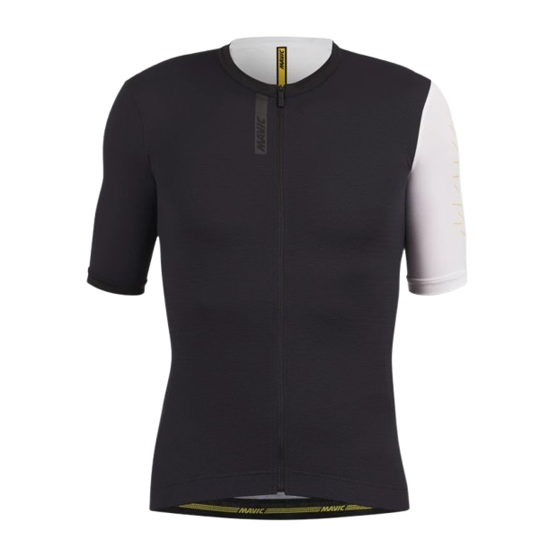 Maillot Route Manches Courtes Mavic Essential - Noir / Blanc