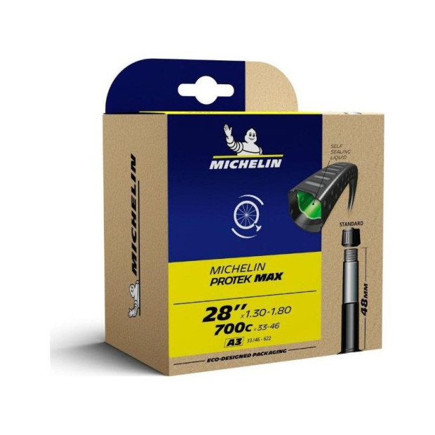 Chambre à air Michelin PROTEK MAX A3 - 28" ( 700 ) 33 - 46 / 622