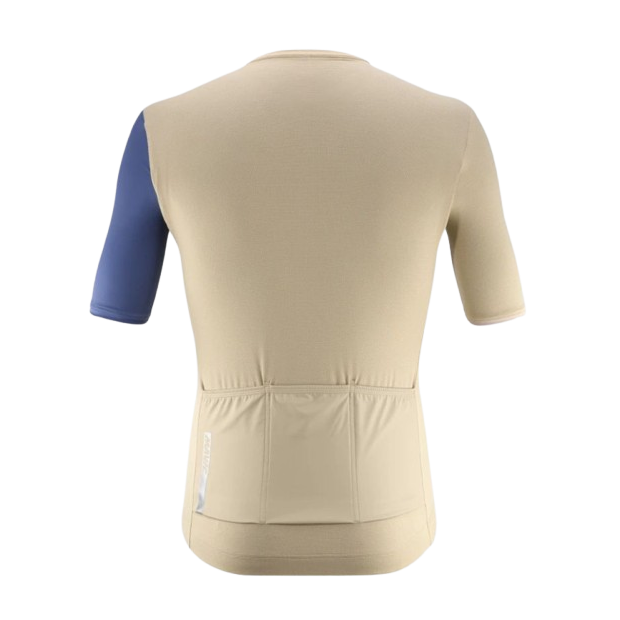 Maillot Route Manches Courtes Mavic Essential - Beige / Bleu