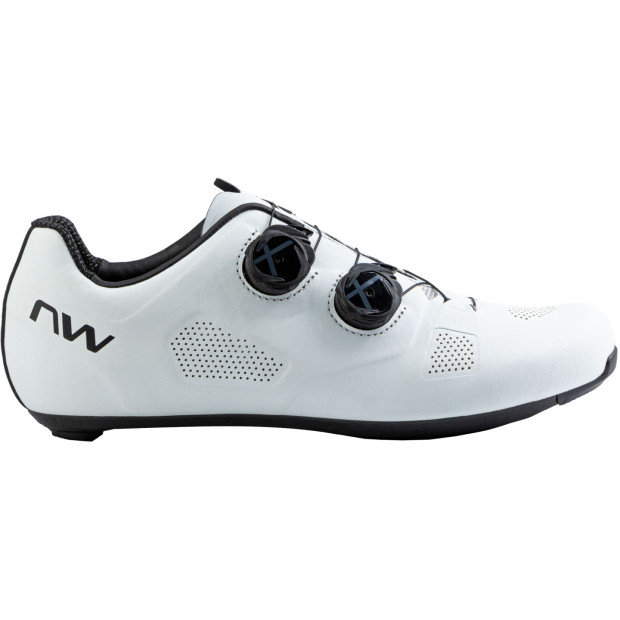 Chaussures de Route NorthWave Revolution LARGE - Noir Blanc
