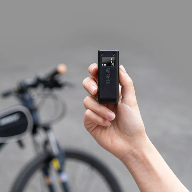 Mini-Pompe Electrique Cycplus AS2 Pro avec Manomètre